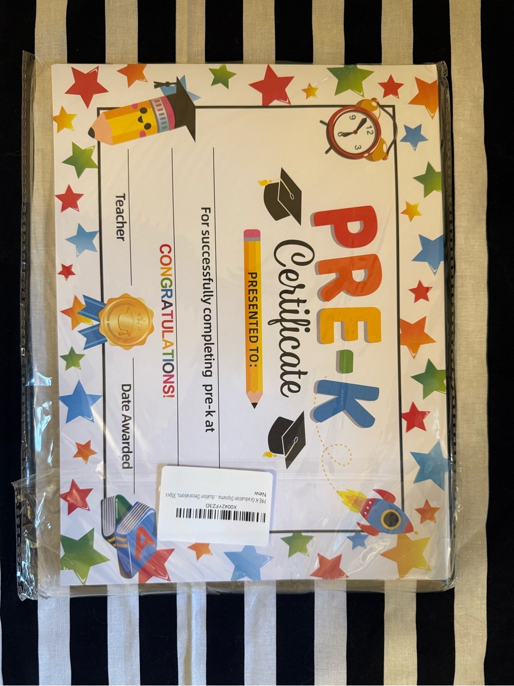 Pre-K Certificate Kit